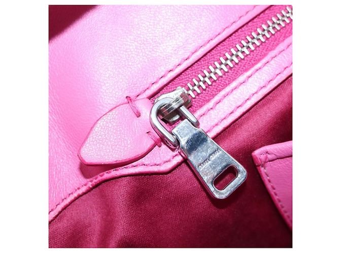 Miu Miu Matelassé Handtasche aus Leder Rosa Silber authentisch 206333 Pink - Ansicht 24