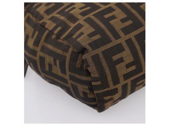 FENDI Zucca Canvas Handtasche Schwarz Braun Auth ep16243 - Ansicht 15