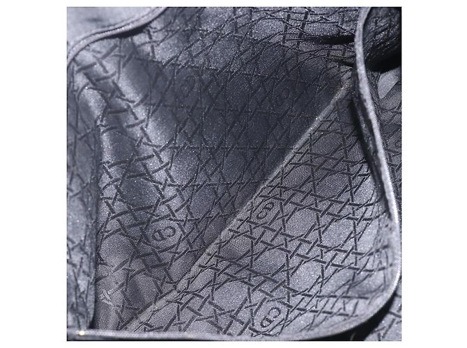 Christian Dior Canage Handtasche Nylon Black Silver Auth ep15999 Schwarz Silber - Ansicht 20