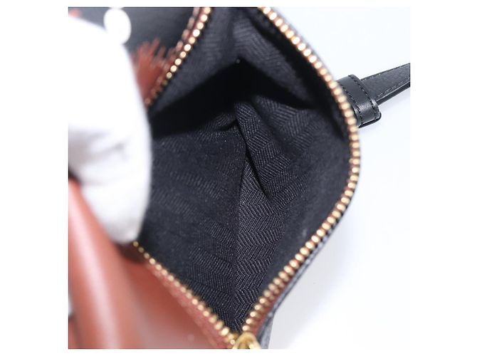 Borsa LOEWE Mini Puzzle Ghibli Soot Sprites in pelle 2way Marrone Auth ki6844SM D'oro - vista 28