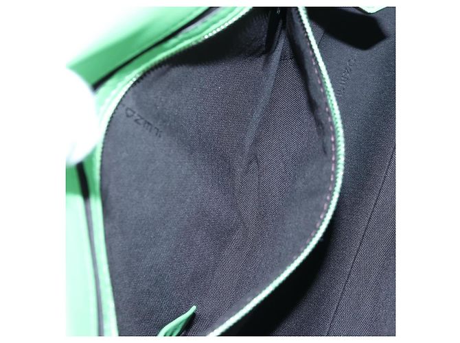 FENDI Zucca Canvas Mamma Baguette Bag Leather 2way Green Silver Auth yk20894SAM Tasche Silber Grün - Ansicht 27