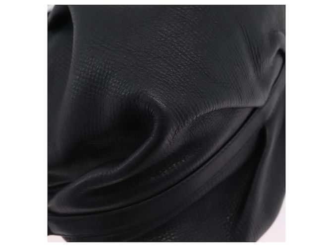 Bulgari BVLGARI Chandra Handtasche Leder 2way Schwarz Silber Authentisch 204605V - Ansicht 17