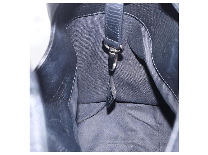 Bulgari BVLGARI Chandra Handtasche Leder 2way Schwarz Silber Authentisch 204605V - Ansicht 24