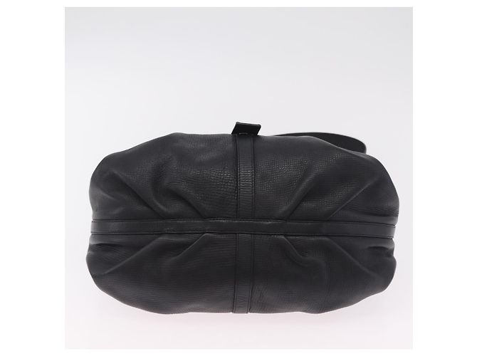 Bulgari BVLGARI Chandra Handtasche Leder 2way Schwarz Silber Authentisch 204605V - Ansicht 5