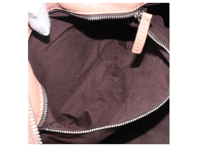 Chloé Borsa a mano Chloe Paddington in pelle beige oro argento Auth BA15798V D'oro - vista 25