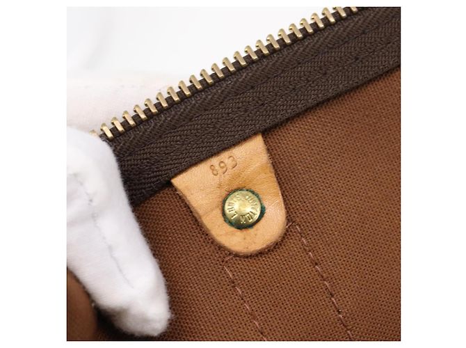 LOUIS VUITTON Monogram Keepall 50 Boston Bag M41426 LV Auth 203125V Monograma - vista 10