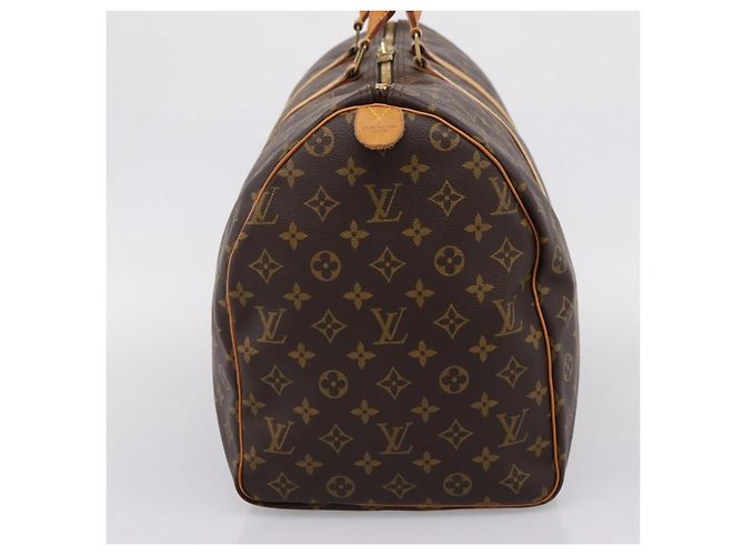 LOUIS VUITTON Monogram Keepall 50 Boston Bag M41426 LV Auth 203125V Monograma - vista 3