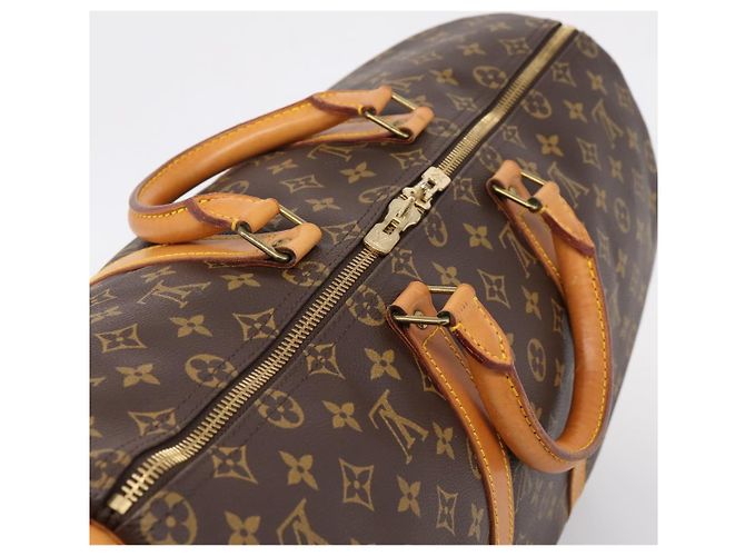 LOUIS VUITTON Monogram Keepall 50 Boston Bag M41426 LV Auth 203125V Monograma - vista 6