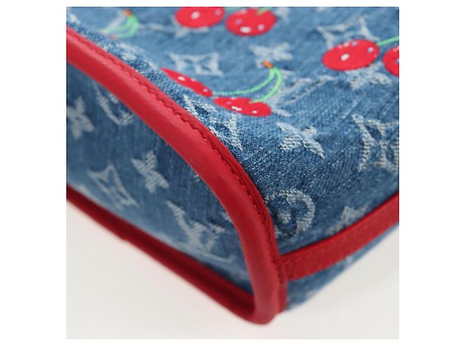 LOUIS VUITTON Monogram denim Neverfull Inside Out Bag Blue M14997 Auth 203843SM Blau - Ansicht 17