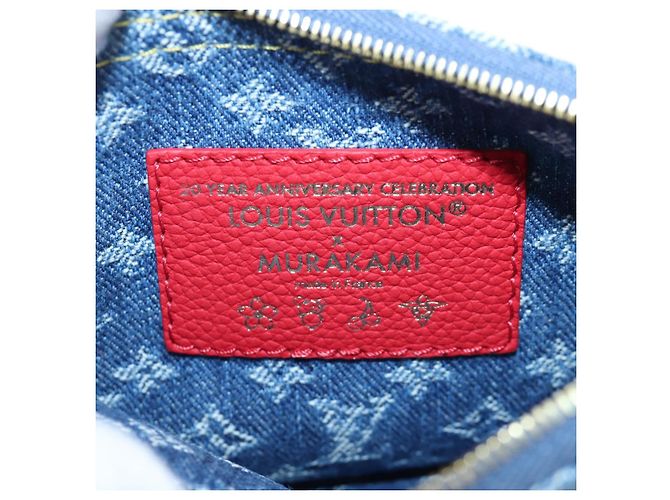 LOUIS VUITTON Monogram denim Neverfull Inside Out Bag Blue M14997 Auth 203843SM Blau - Ansicht 24