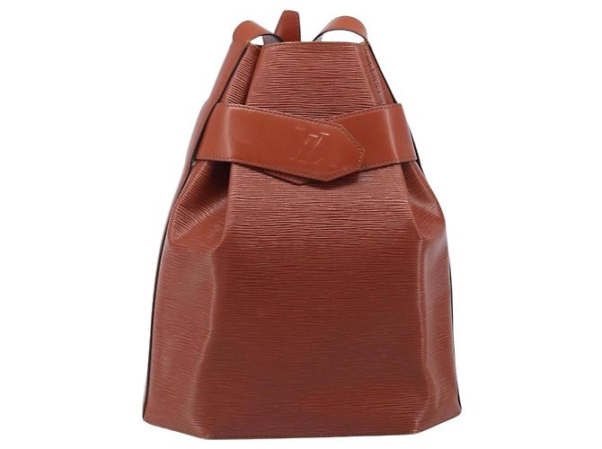 LOUIS VUITTON Epi Sac De Paul PM Shoulder Bag Brown M80203 LV Auth 204202A Marrone - vista 13