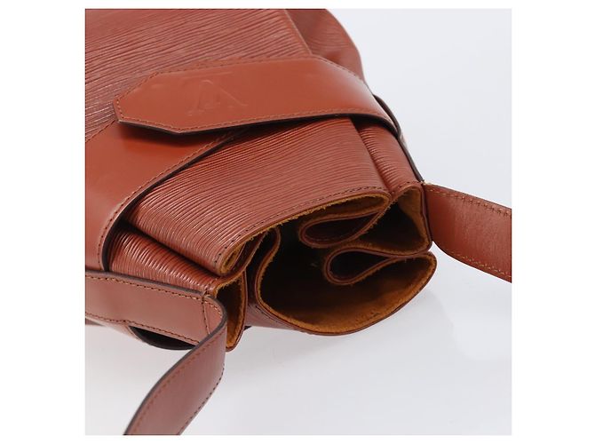 LOUIS VUITTON Epi Sac De Paul PM Shoulder Bag Brown M80203 LV Auth 204202A Marrone - vista 6