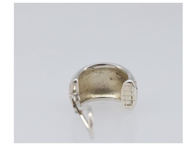 Boucles d'oreilles CHANEL métal Silver CC Auth bs37292 Argenté - vue 8