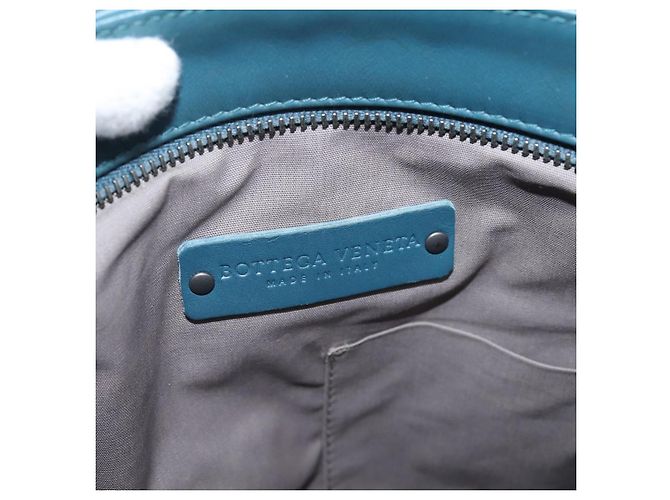 Borsa a tracolla BOTTEGA VENETA INTRECCIATO in pelle blu Auth ep16114V - vista 18