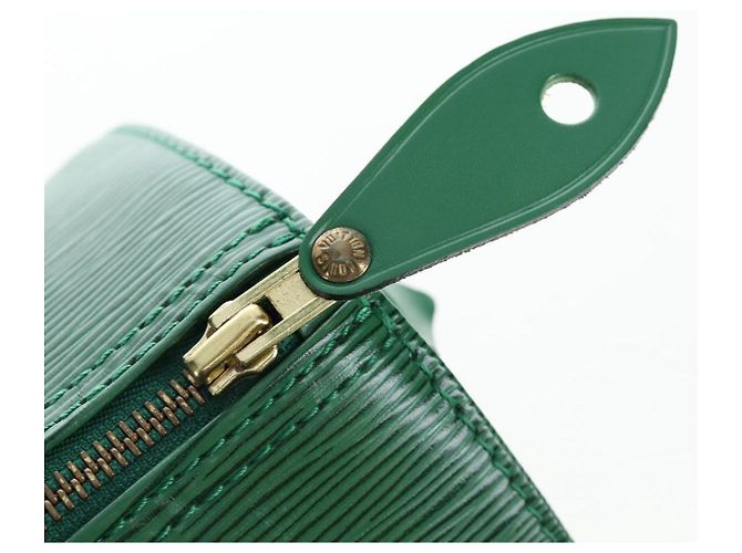 LOUIS VUITTON Epi Speedy 25 Hand Bag Borneo Green M43014 LV Auth 206255V - vista 18
