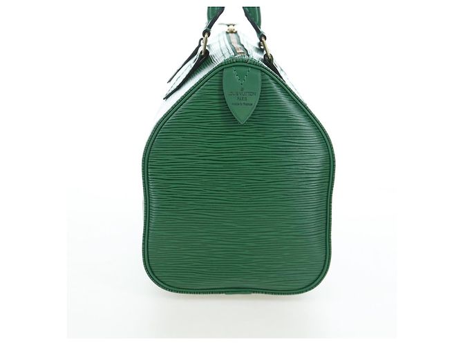 LOUIS VUITTON Epi Speedy 25 Hand Bag Borneo Green M43014 LV Auth 206255V - vista 3