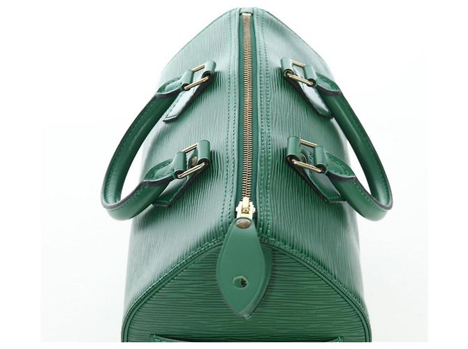 LOUIS VUITTON Epi Speedy 25 Hand Bag Borneo Green M43014 LV Auth 206255V - vista 6