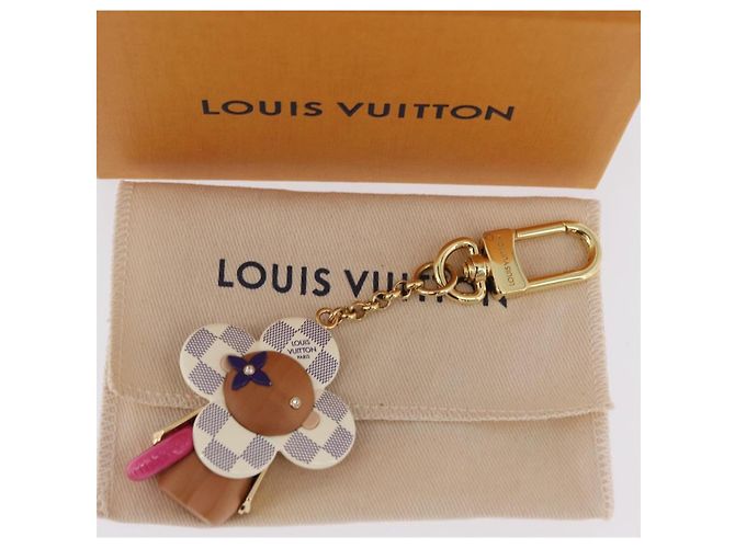 LOUIS VUITTON Damier Azur Vivienne By The Pool Bag Charm M01168 LV Auth ar14317M - vista 12