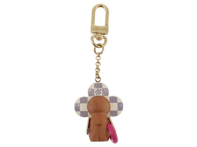 LOUIS VUITTON Damier Azur Vivienne By The Pool Bag Charm M01168 LV Auth ar14317M - vista 2