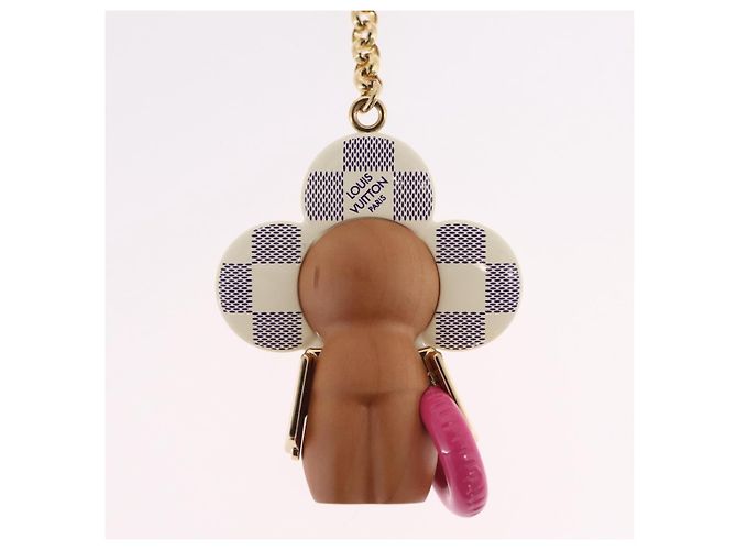 LOUIS VUITTON Damier Azur Vivienne By The Pool Bag Charm M01168 LV Auth ar14317M - vista 4