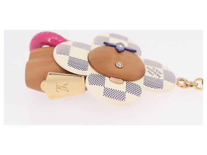 LOUIS VUITTON Damier Azur Vivienne By The Pool Bag Charm M01168 LV Auth ar14317M - vista 6