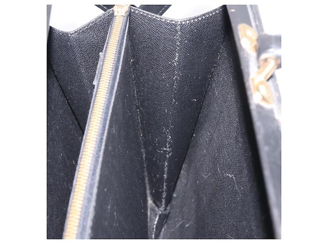 LOUIS VUITTON Epi Serviette Fermoir Business Bag Black M54352 LV Auth BA15512 - view 24