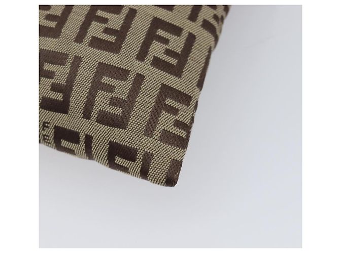 Pouch FENDI Zucchino Canvas Beige Auth kk712A - vista 15