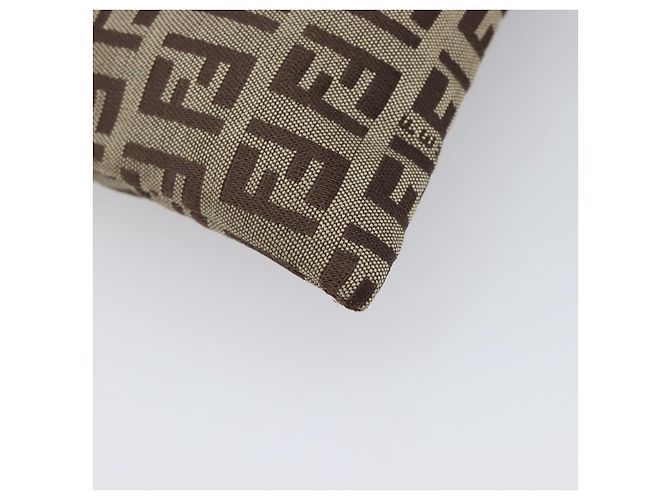 Pouch FENDI Zucchino Canvas Beige Auth kk712A - vista 16