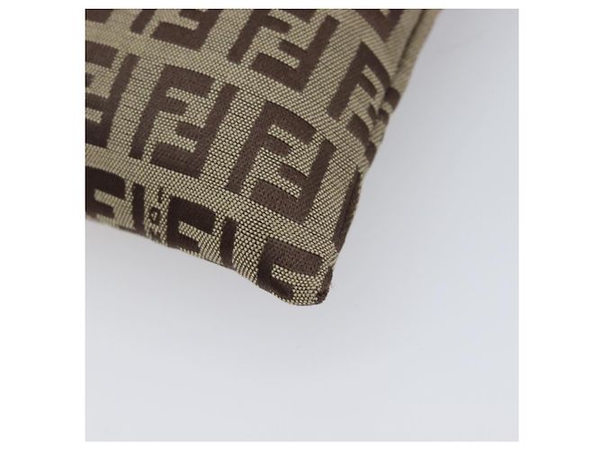 Pouch FENDI Zucchino Canvas Beige Auth kk712A - vista 7