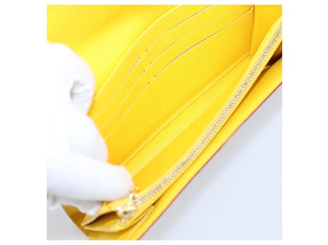 LOUIS VUITTON Monogram Multicolor Portefeuille Sarah Wallet M93745 Auth 206307 White - view 10