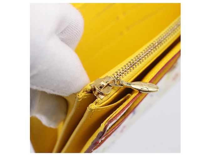 LOUIS VUITTON Monogram Multicolor Portefeuille Sarah Wallet M93745 Auth 206307 White - view 20