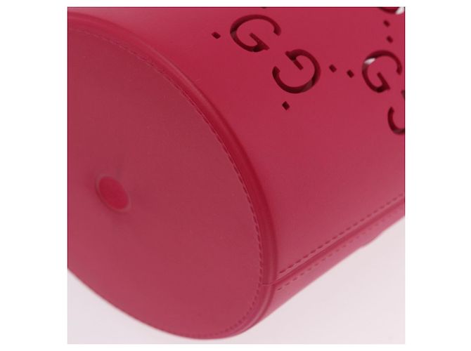 GUCCI Handtasche Rubber Pink 723051 Auth 206394M - Ansicht 14