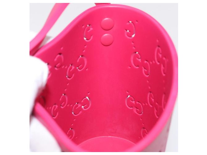 GUCCI Handtasche Rubber Pink 723051 Auth 206394M - Ansicht 17