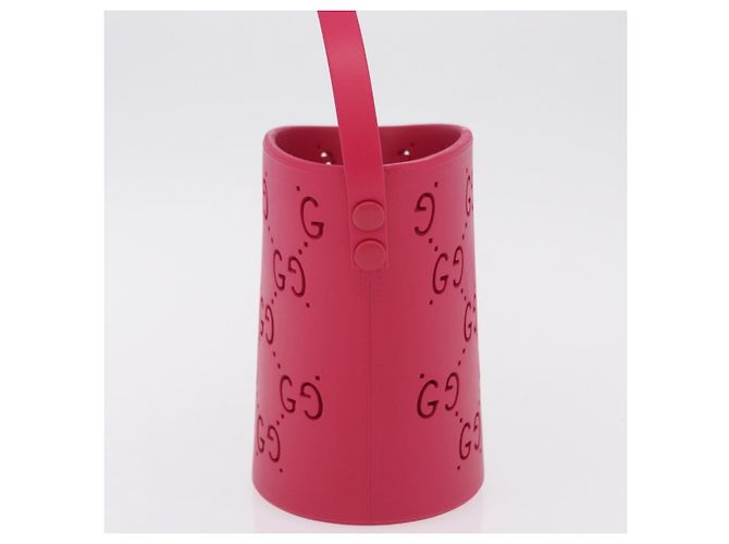 GUCCI Handtasche Rubber Pink 723051 Auth 206394M - Ansicht 4