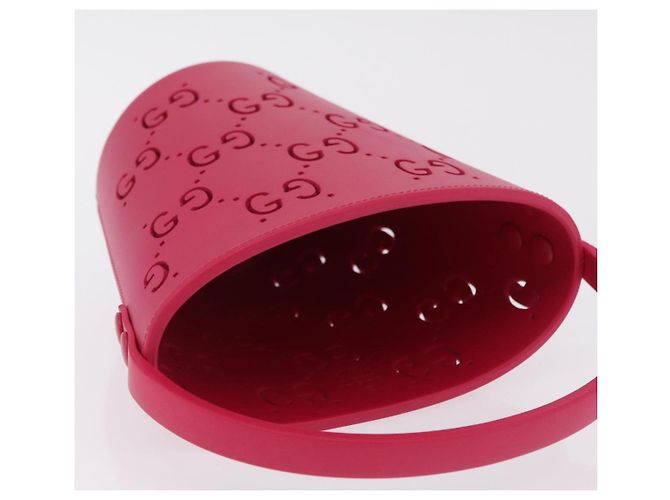 GUCCI Handtasche Rubber Pink 723051 Auth 206394M - Ansicht 6