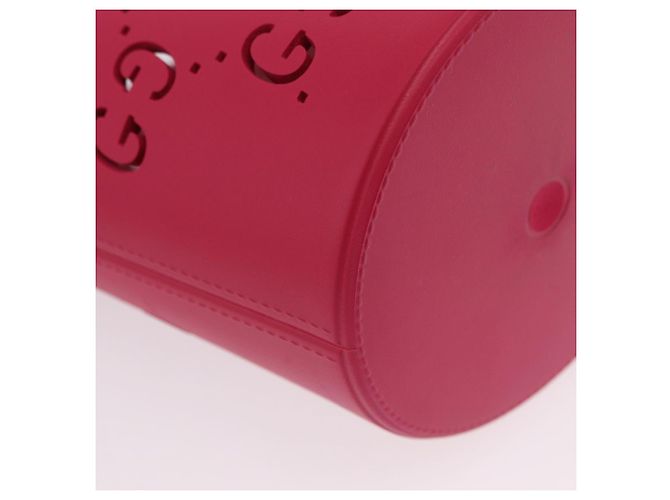 GUCCI Handtasche Rubber Pink 723051 Auth 206394M - Ansicht 9