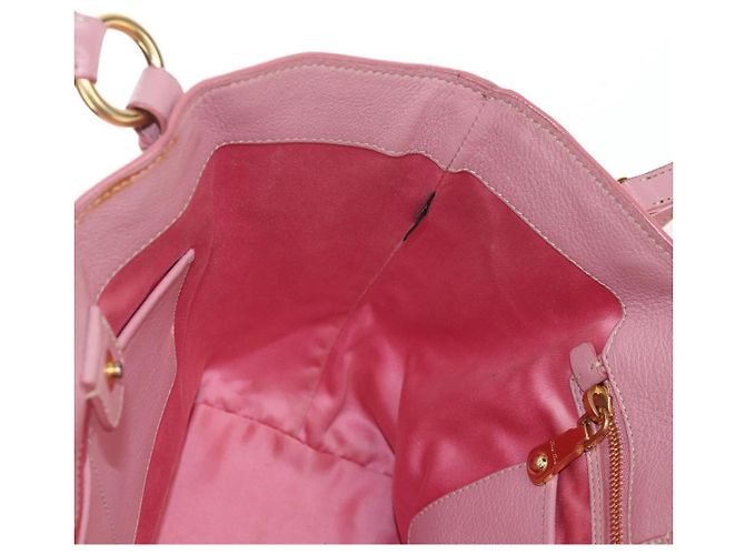 Borsa a mano Miu Miu in pelle 2way Rosa Tono Oro Auth 205829A - vista 26
