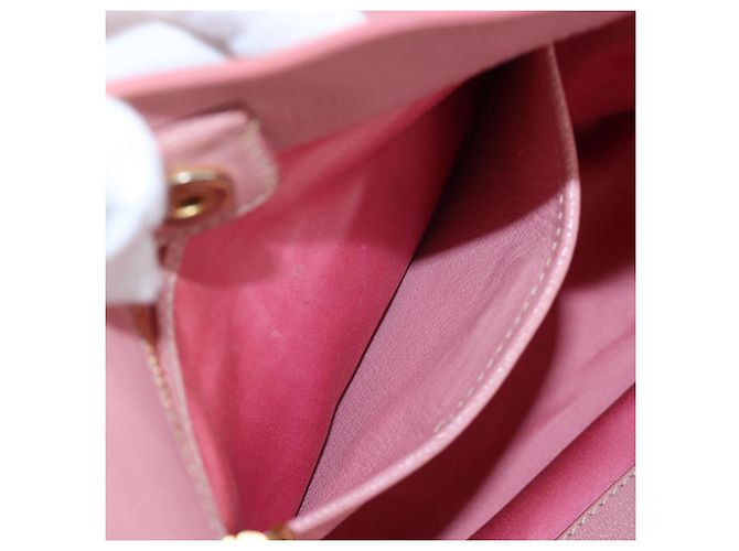 Borsa a mano Miu Miu in pelle 2way Rosa Tono Oro Auth 205829A - vista 29