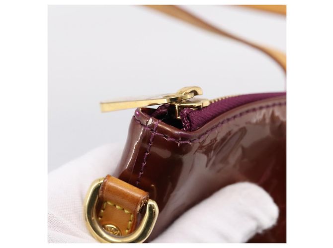 Borsa a mano LOUIS VUITTON Monogram Vernis Bellevue GM Viole M93588 LV Auth BA16176 Porpora - vista 19