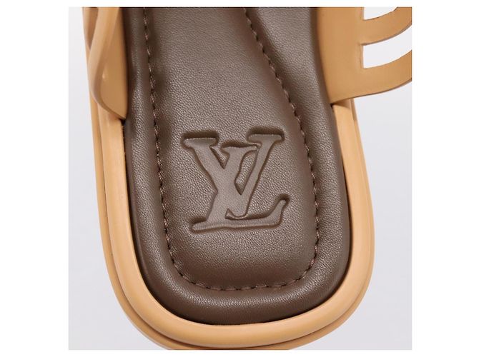 LOUIS VUITTON LV Waffles Sandals Rubber 6 LV Auth 204935M - Ansicht 12