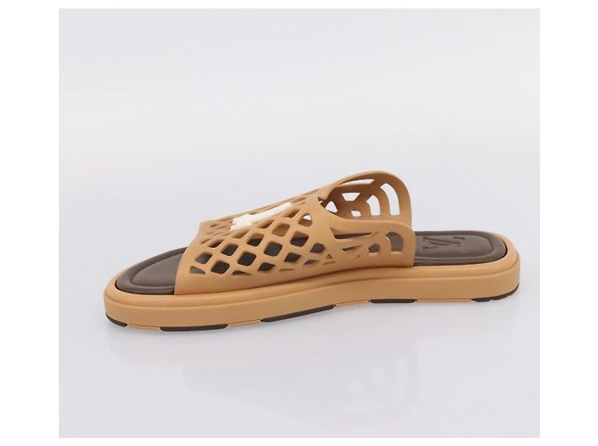 LOUIS VUITTON LV Waffles Sandals Rubber 6 LV Auth 204935M - Ansicht 14