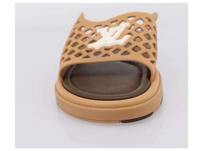 LOUIS VUITTON LV Waffles Sandals Rubber 6 LV Auth 204935M - Ansicht 16