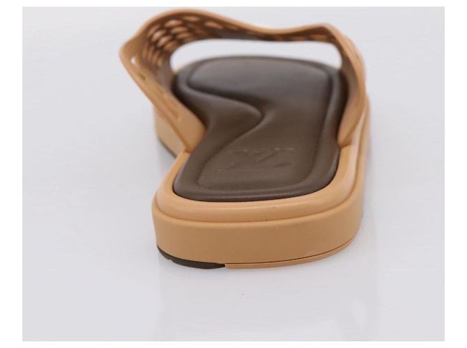 LOUIS VUITTON LV Waffles Sandals Rubber 6 LV Auth 204935M - Ansicht 17