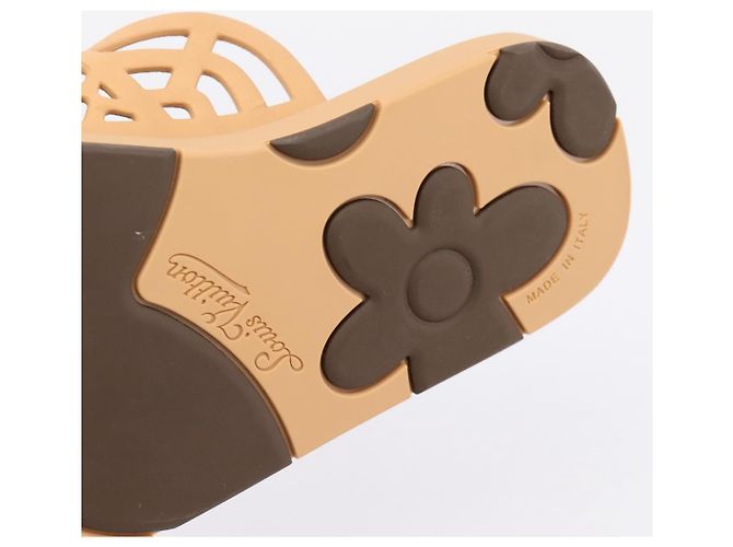 LOUIS VUITTON LV Waffles Sandals Rubber 6 LV Auth 204935M - Ansicht 18