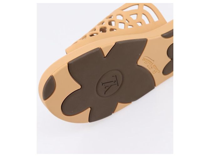 LOUIS VUITTON LV Waffles Sandals Rubber 6 LV Auth 204935M - Ansicht 19