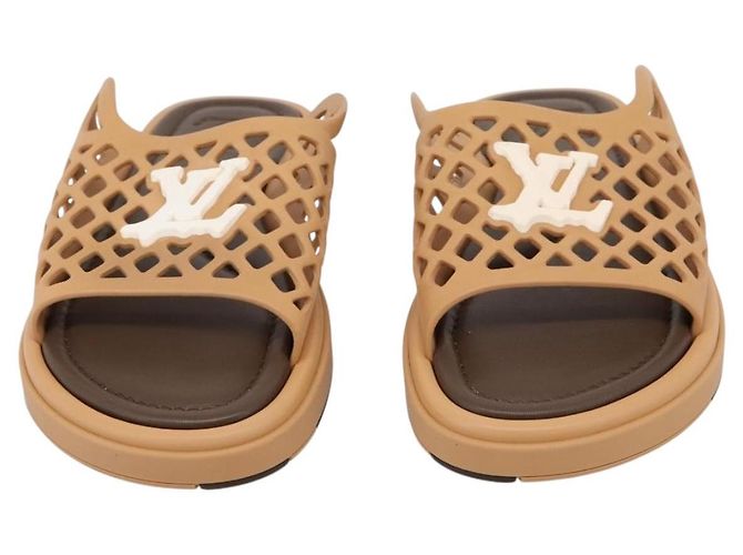LOUIS VUITTON LV Waffles Sandals Rubber 6 LV Auth 204935M - Ansicht 2
