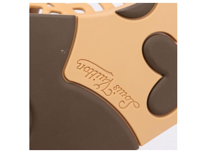 LOUIS VUITTON LV Waffles Sandals Rubber 6 LV Auth 204935M - Ansicht 20