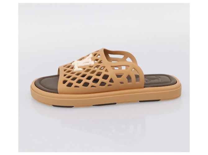 LOUIS VUITTON LV Waffles Sandals Rubber 6 LV Auth 204935M - Ansicht 5