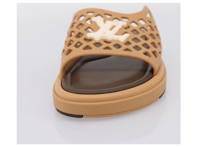 LOUIS VUITTON LV Waffles Sandals Rubber 6 LV Auth 204935M - Ansicht 6