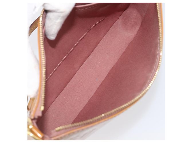 LOUIS VUITTON Monogram Vernis Pochette Pouch Rose Velours M91575 Auth ep16250A Pink - Ansicht 11